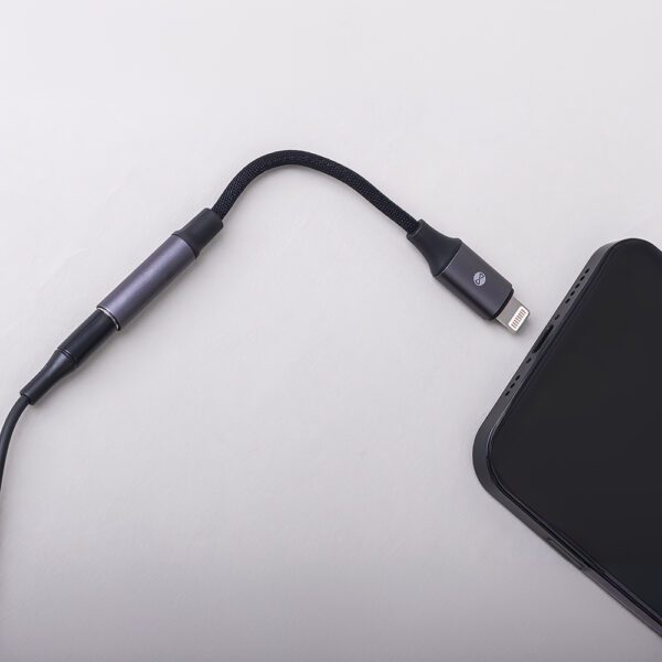 Forever adapter audio AJL-01 jack 3,5 mm - Lightning black