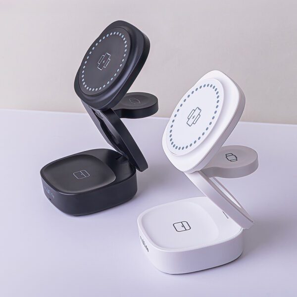 Maxlife MXWC-06 magnetic wireless charger 15W white 3in1