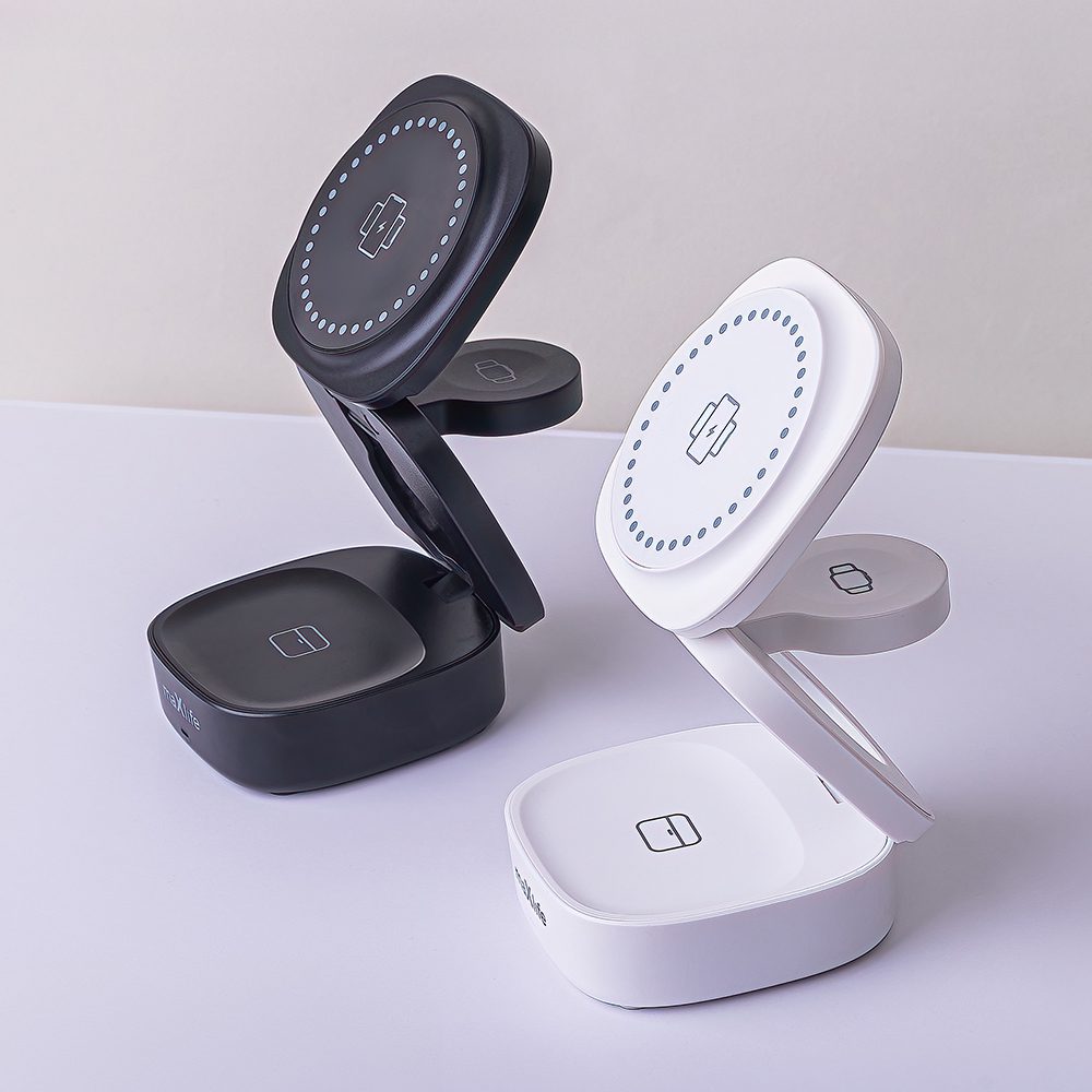 411920_oryg Maxlife MXWC-06 magnetic wireless charger 15W black 3in1