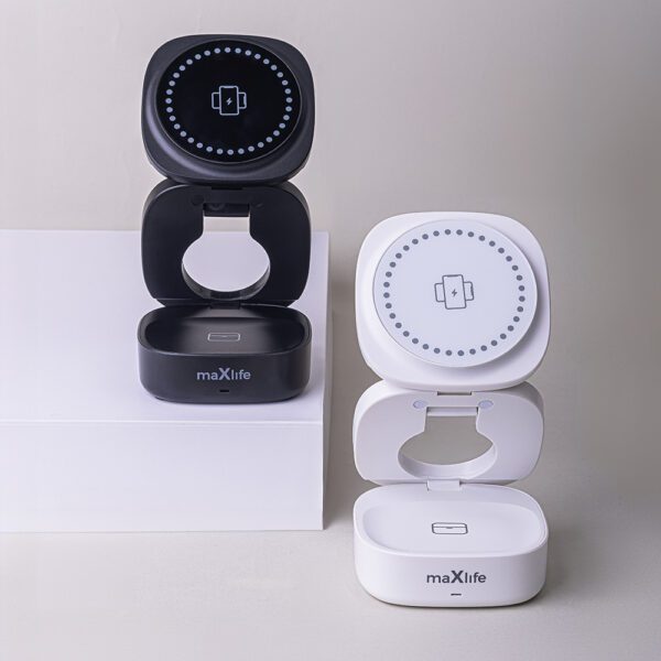 Maxlife MXWC-06 magnetic wireless charger 15W white 3in1