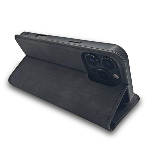 411992_oryg Smart Suede case for iPhone 16 Plus 6,7" black