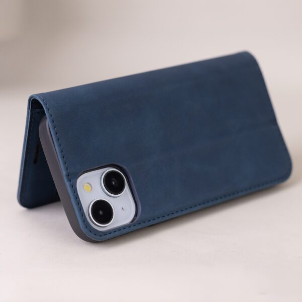 412002_oryg Smart Suede case for iPhone 11 navy blue