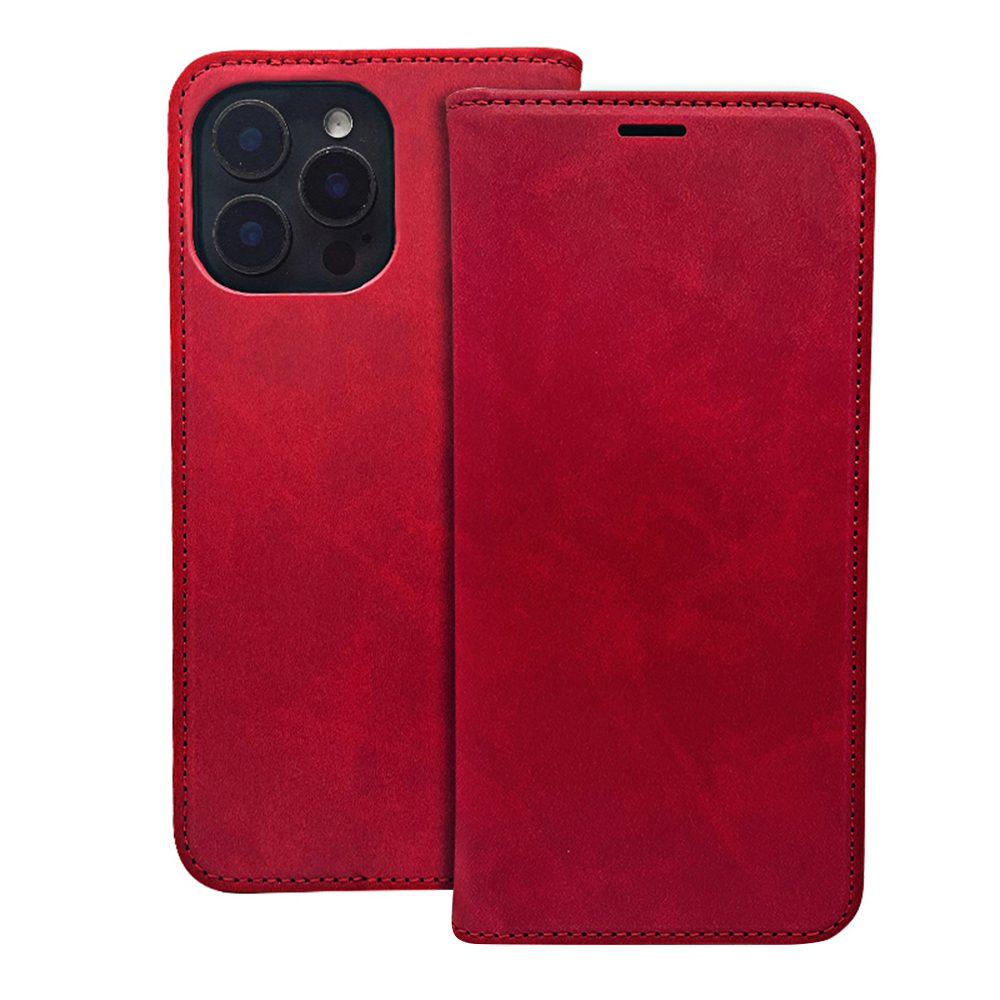 412007_oryg Smart Suede case for Xiaomi Redmi Note 14 5G (Global) red