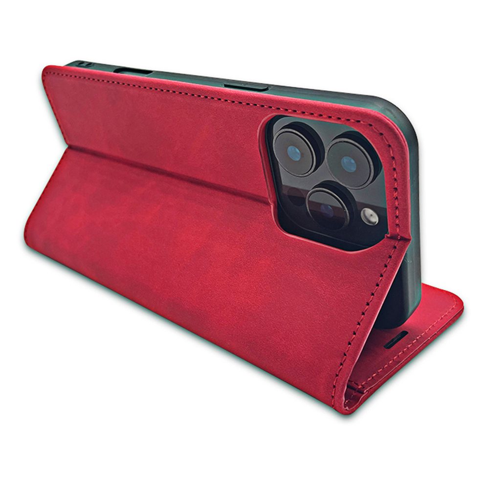 412010_oryg Smart Suede case for Xiaomi Redmi Note 14 5G (Global) red