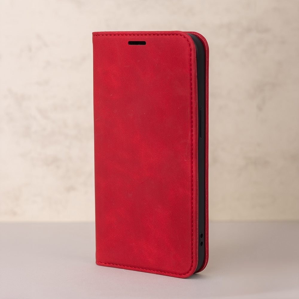 412011_oryg Smart Suede case for Xiaomi Redmi Note 14 5G (Global) red