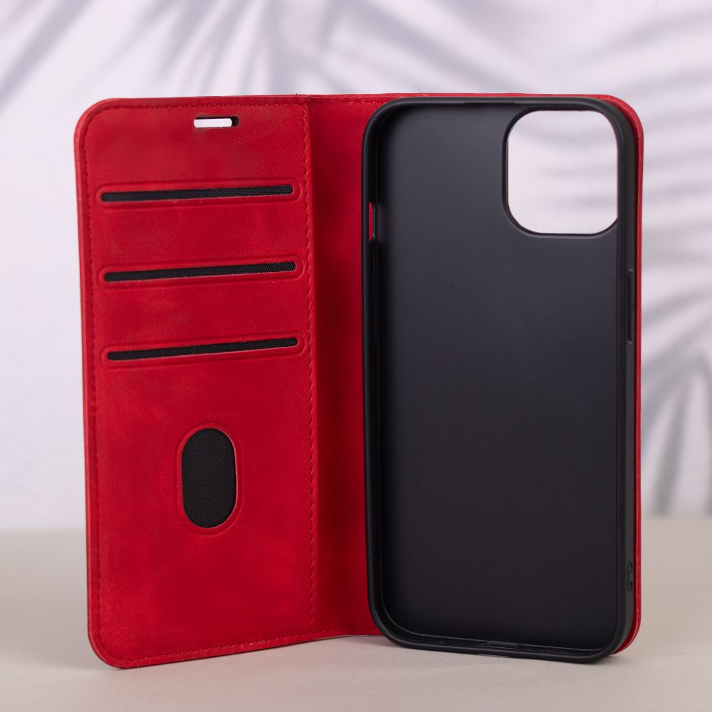 412012_oryg Smart Suede case for Xiaomi Redmi Note 14 5G (Global) red