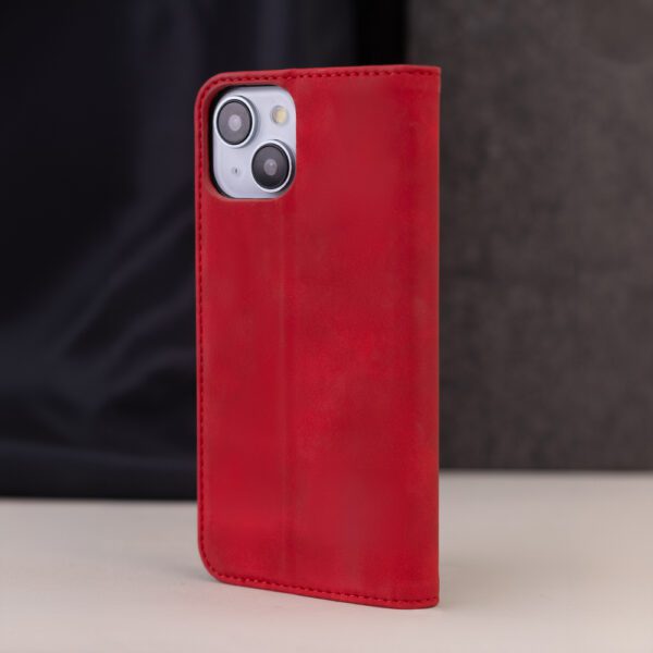 412015_oryg Smart Suede case for Xiaomi Redmi Note 14 5G (Global) red