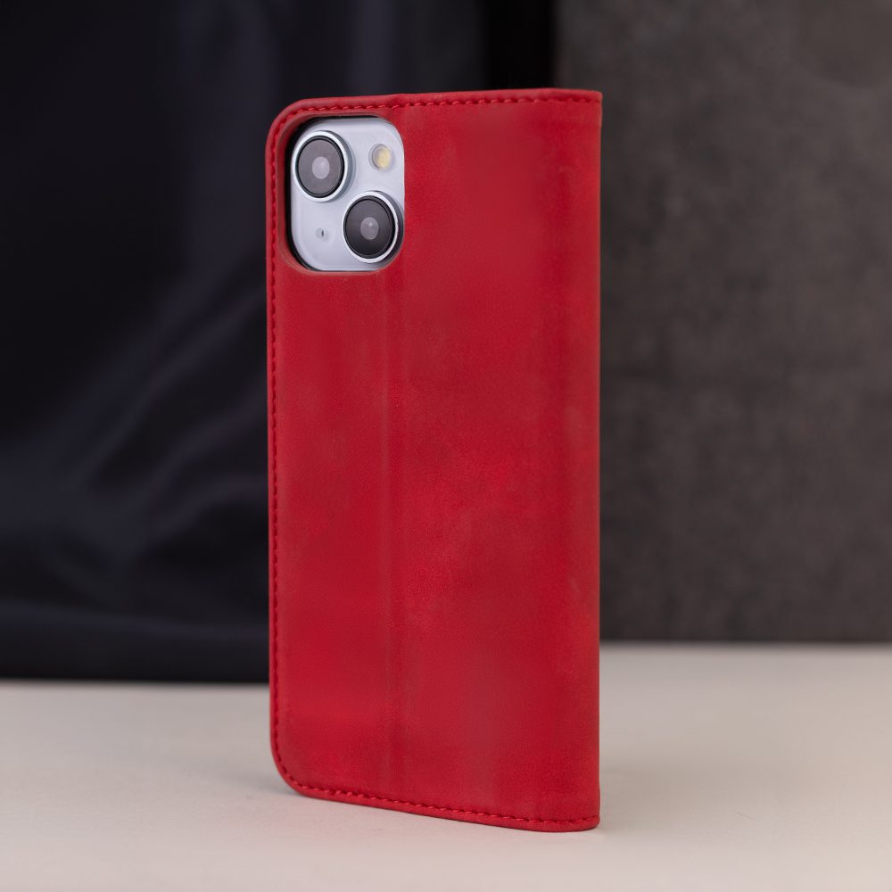 412015_oryg Smart Suede case for Xiaomi Redmi Note 14 5G (Global) red