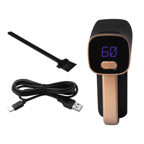 412085_oryg Lighted Clothes Shaver, 6 Blades, Black, USB B96 LTC