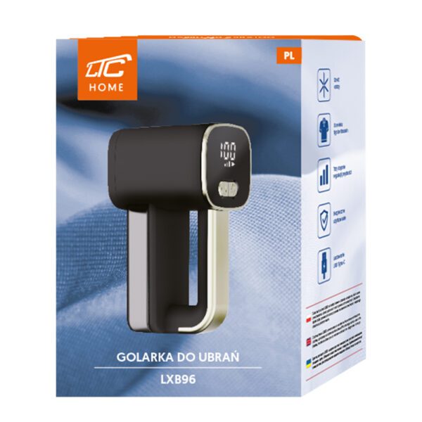 412087_oryg Lighted Clothes Shaver, 6 Blades, Black, USB B96 LTC