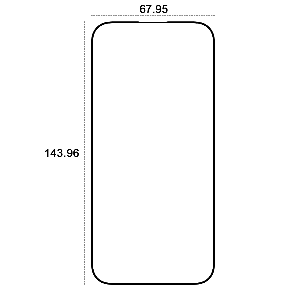 Etteri tempered glass 9D for iPhone 14 Pro 6,1"