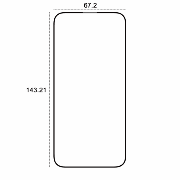 Etteri tempered glass 9D for iPhone 15 Pro 6,1"