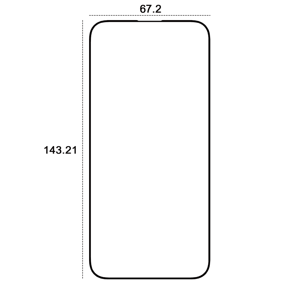 Etteri tempered glass 9D for iPhone 15 Pro 6,1"