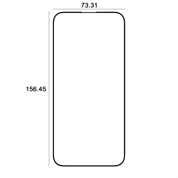 Etteri tempered glass 9D for iPhone 15 Pro Max 6,7"