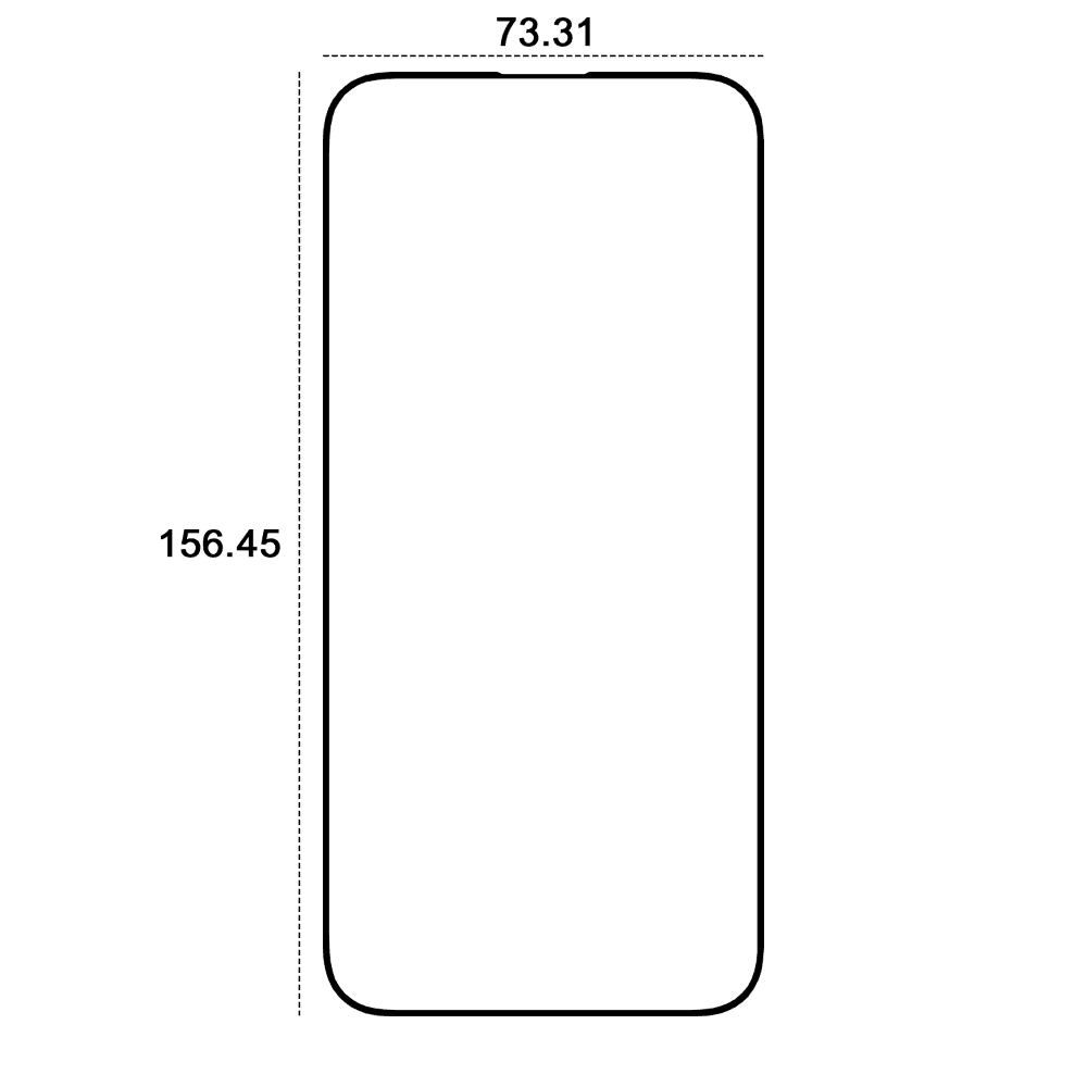 Etteri tempered glass 9D for iPhone 15 Pro Max 6,7"