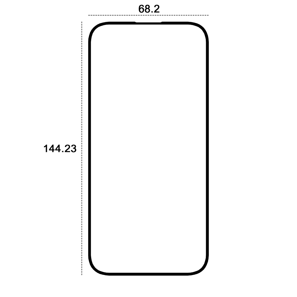 Etteri tempered glass 9D for iPhone 16 6,1"