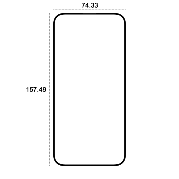 Etteri tempered glass 9D for iPhone 16 Plus 6,7"