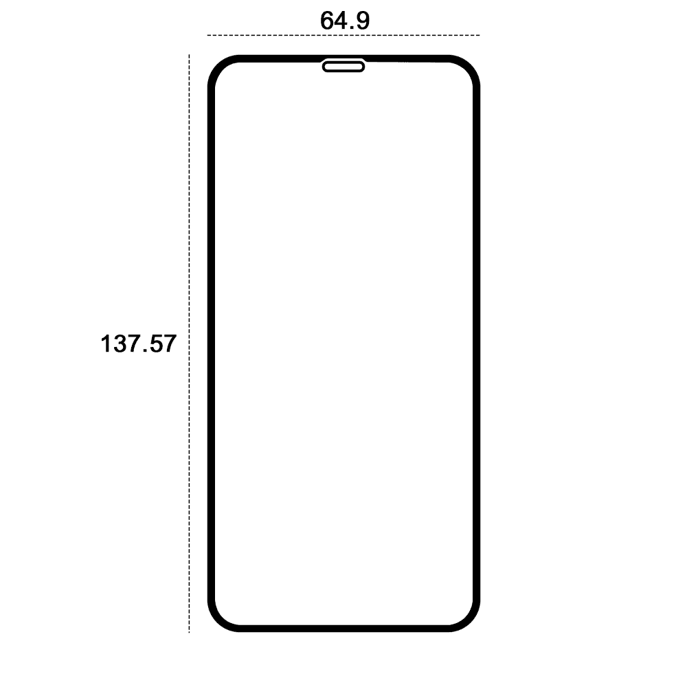 Etteri tempered glass 9D for iPhone X/XS/11 Pro