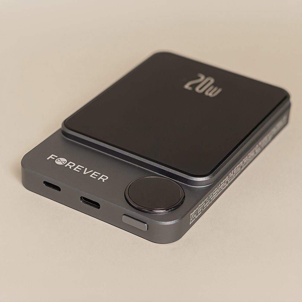412146_oryg Forever wireless power bank MATB-200 20W PD 5000 mAh magnetic black