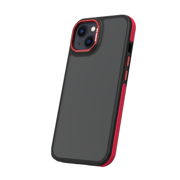 413041_oryg Crystal Black case for iPhone 13 / 14 6,1" red