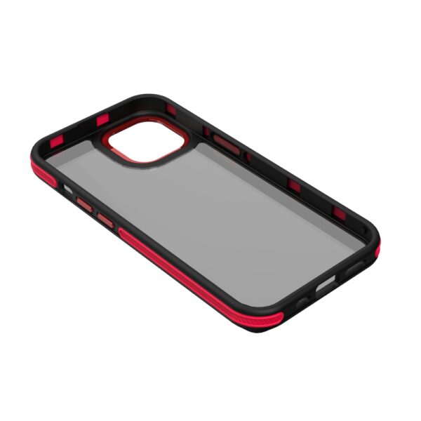 413043_oryg Crystal Black case for iPhone 13 / 14 6,1" red