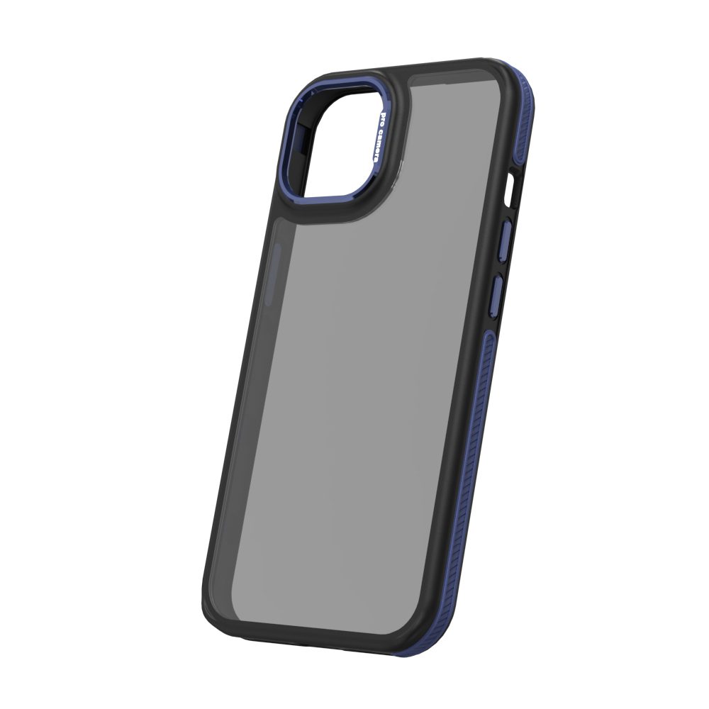 413046_oryg Crystal Black case for iPhone 13 / 14 6,1" blue