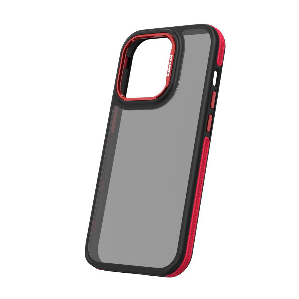 413073_oryg Crystal Black case for iPhone 14 Pro 6,1" red