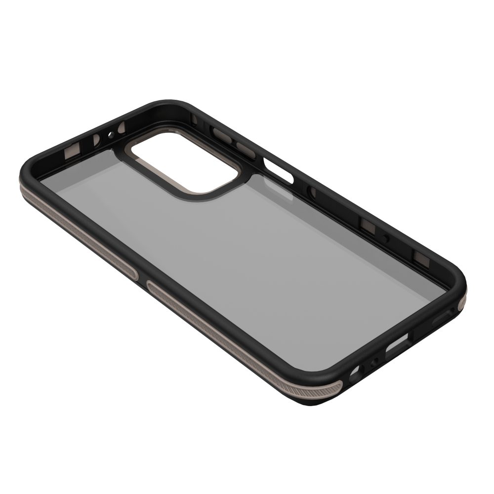413197_oryg Crystal Black case for Samsung Galaxy A15 4G / A15 5G grey
