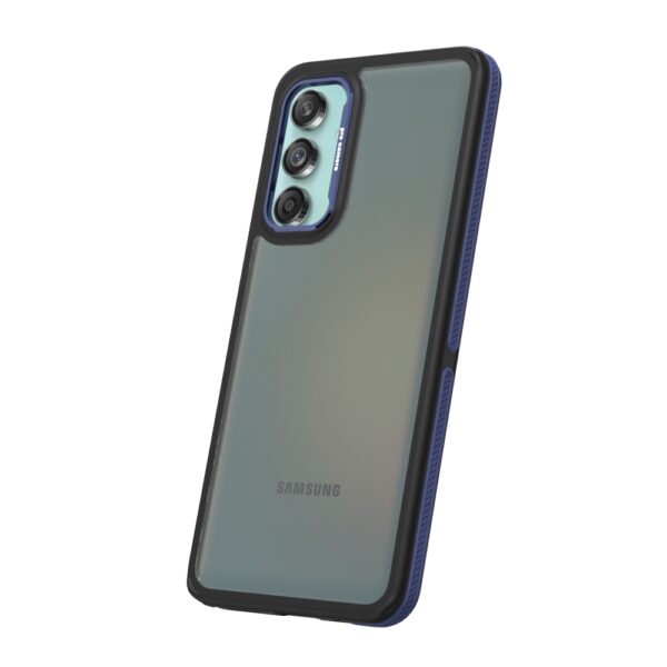 Crystal Black case for Samsung Galaxy M55 5G blue