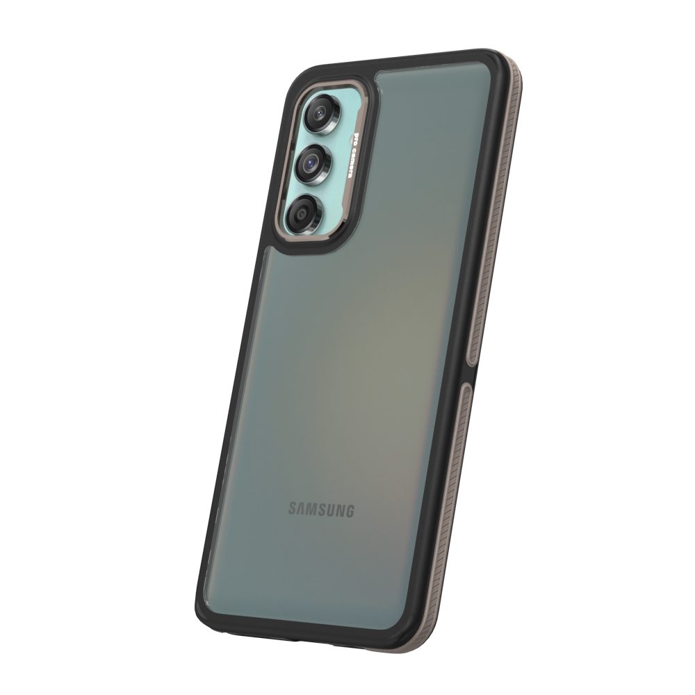 413308_oryg Crystal Black case for Samsung Galaxy M55 5G grey