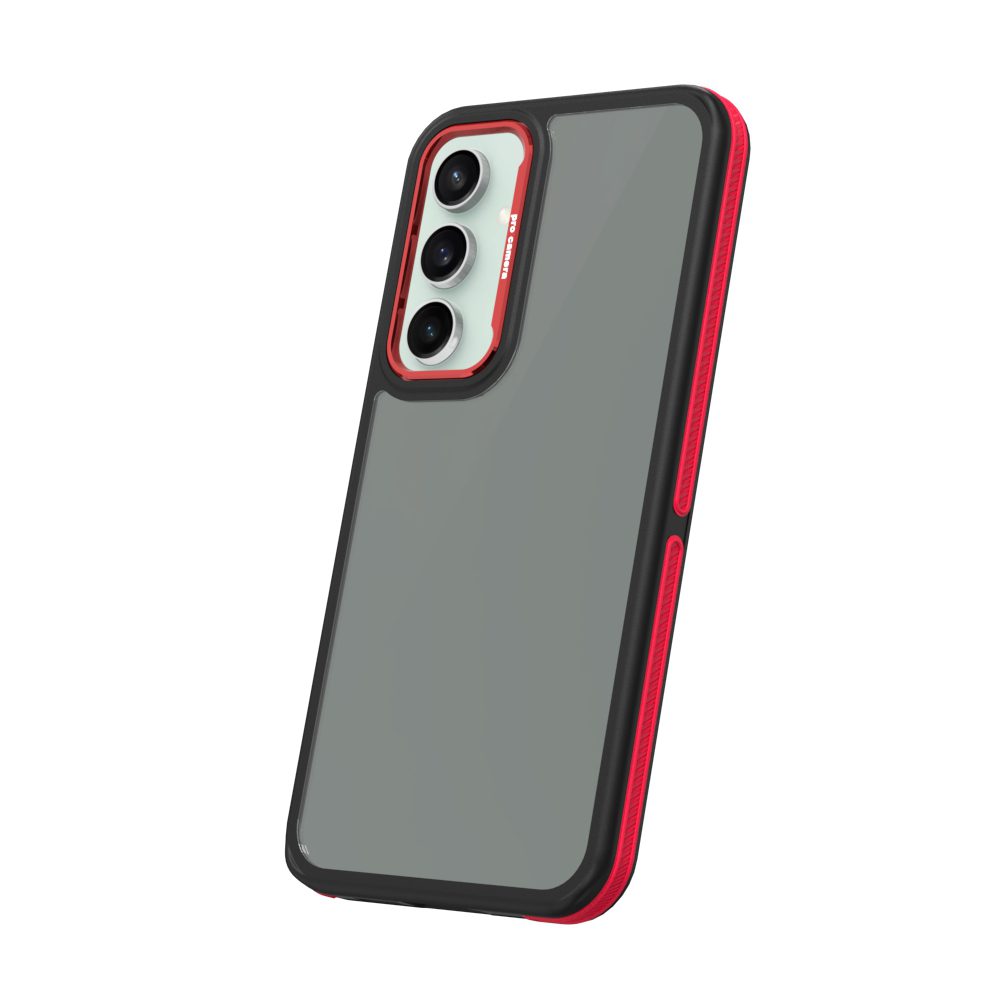 413332_oryg Crystal Black case for Samsung Galaxy S23 FE red