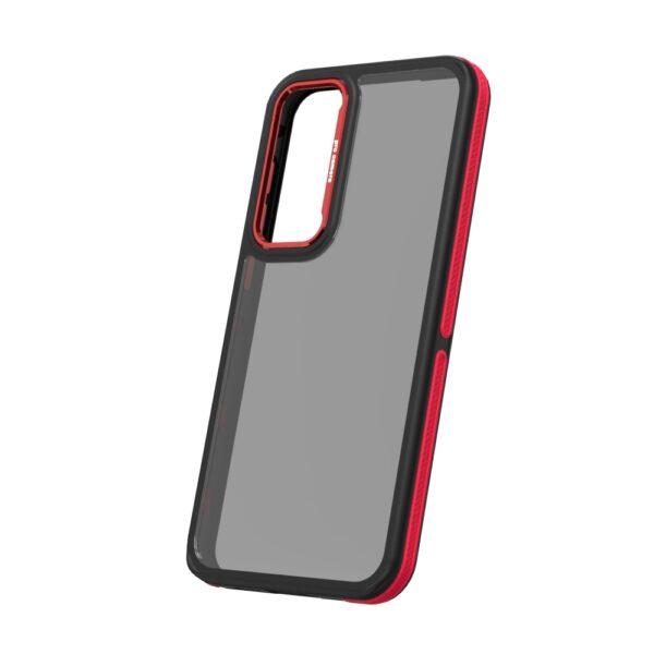 Crystal Black case for Samsung Galaxy S23 FE red