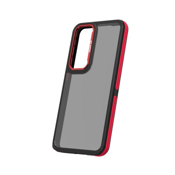 Crystal Black case for Samsung Galaxy S24 red