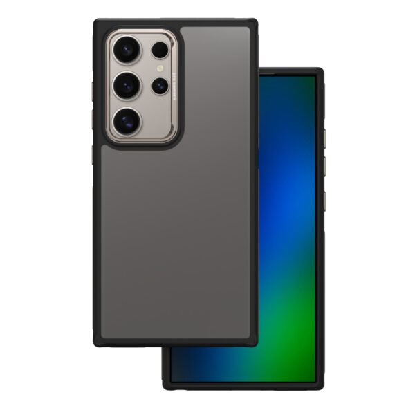 Crystal Black case for Samsung Galaxy S24 Ultra grey