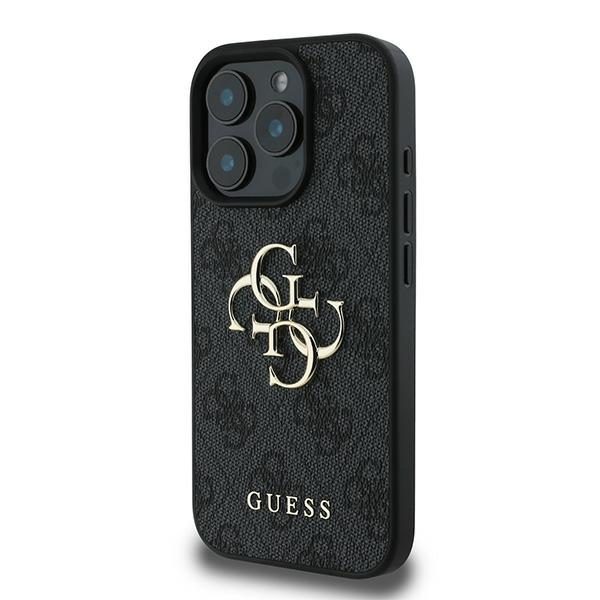 Guess case for iPhone 16 Pro 6,3" GUHCP16L4GMGGR 4G Big Logo black