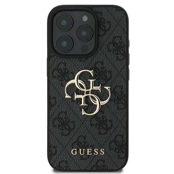 Guess case for iPhone 16 Pro 6,3" GUHCP16L4GMGGR 4G Big Logo black