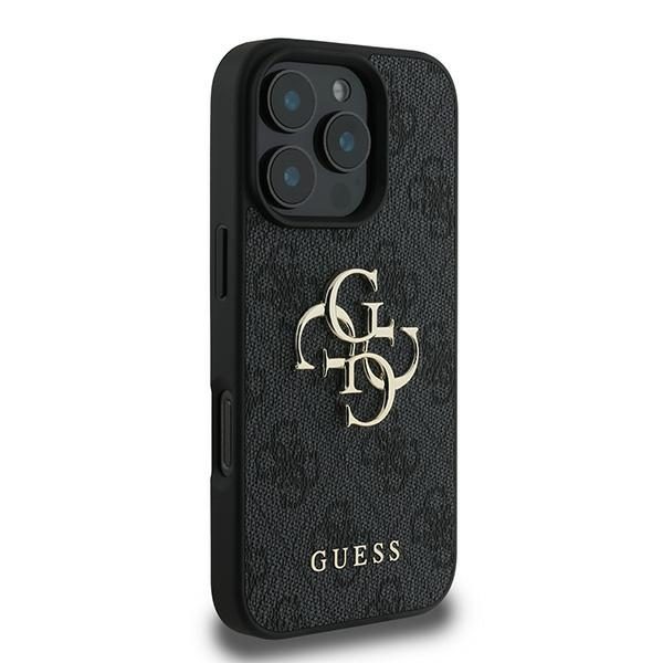 Guess case for iPhone 16 Pro 6,3" GUHCP16L4GMGGR 4G Big Logo black