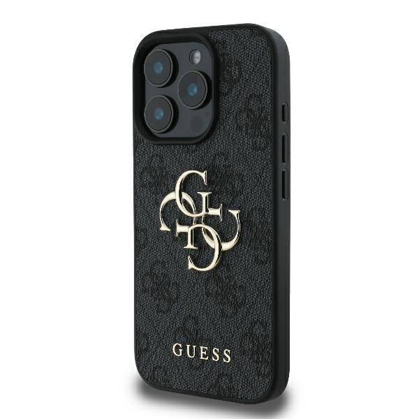 Guess case for iPhone 16 Pro Max 6,9" GUHCP16X4GMGGR 4G Big Logo black