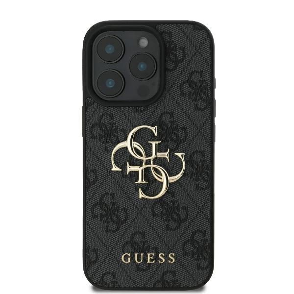 Guess case for iPhone 16 Pro Max 6,9" GUHCP16X4GMGGR 4G Big Logo black