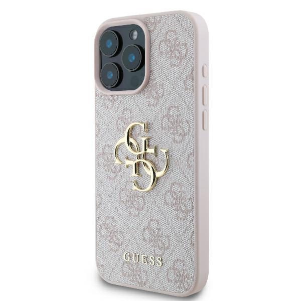 413659_oryg Guess case for iPhone 16 Pro 6,3" GUHCP16L4GMGPI 4G Big Logo pink