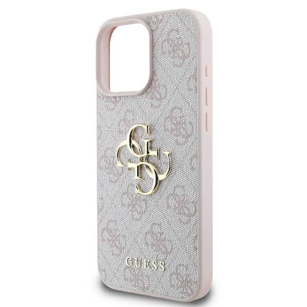 413663_oryg Guess case for iPhone 16 Pro 6,3" GUHCP16L4GMGPI 4G Big Logo pink