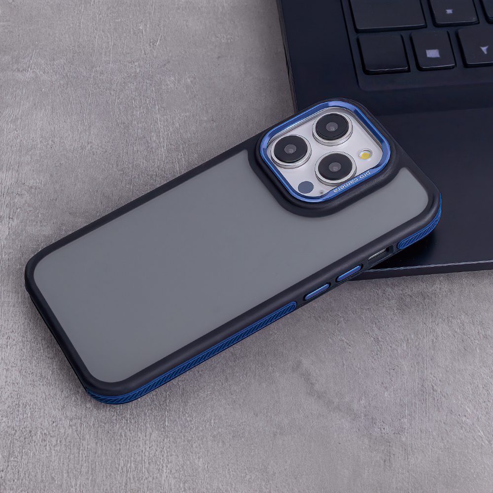 413833_oryg Crystal Black case for iPhone 16 6,1" blue