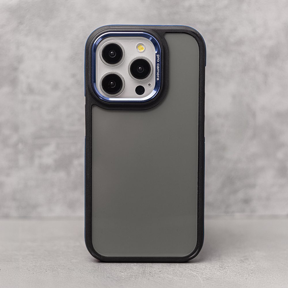 413834_oryg Crystal Black case for iPhone 16 6,1" blue