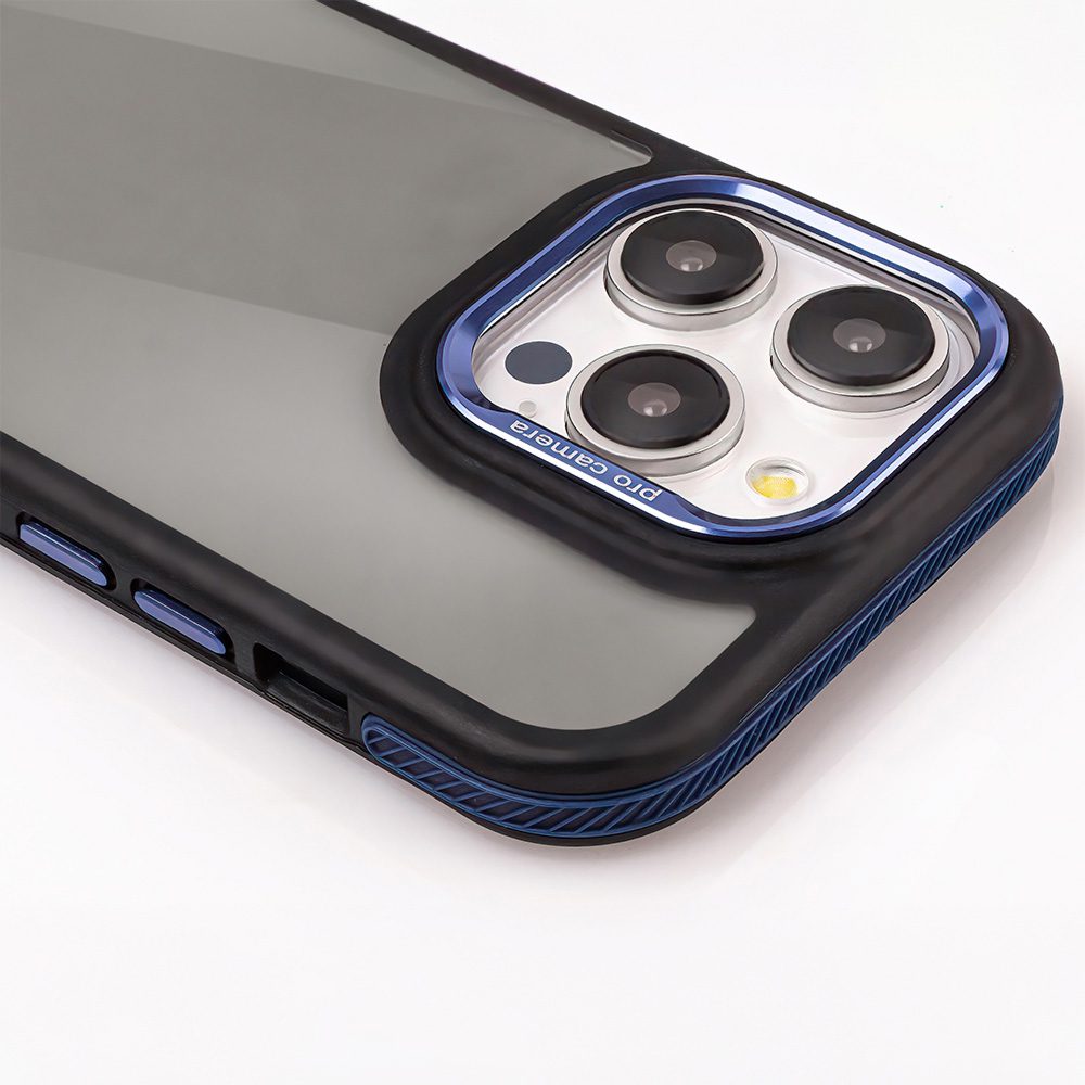 413835_oryg Crystal Black case for iPhone 16 6,1" blue