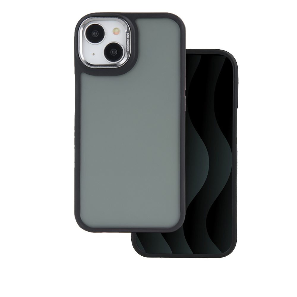 413838_oryg Crystal Black case for iPhone 16 Plus 6,7" grey