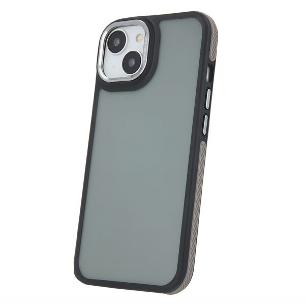 Crystal Black case for iPhone 16 Plus 6,7" grey
