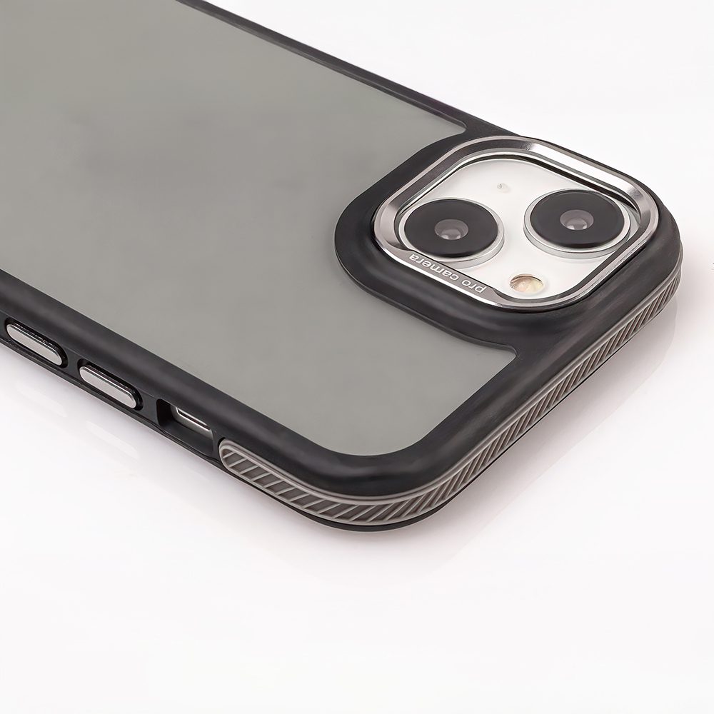 413841_oryg Crystal Black case for iPhone 16 Plus 6,7" grey