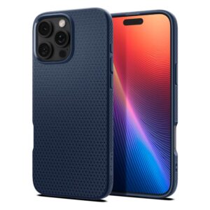 Spigen Liquid Air case for iPhone 16 Pro Max 6,9" navy blue