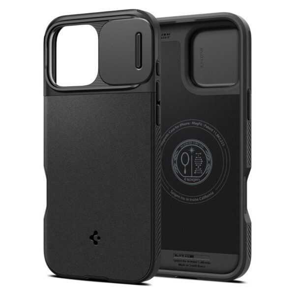 413968_oryg Spigen Optik Armor Mag Magsafe case for iPhone 16 Pro Max 6,9" black