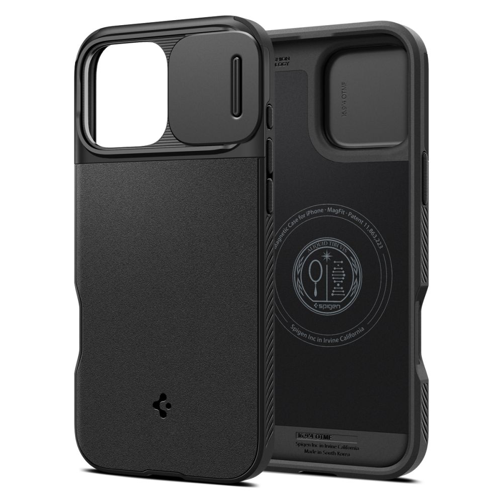 413968_oryg Spigen Optik Armor Mag Magsafe case for iPhone 16 Pro Max 6,9" black